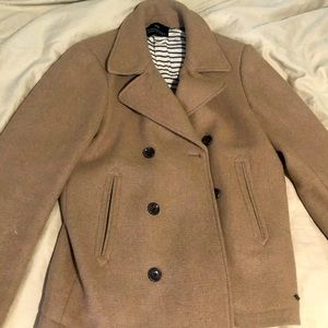 Scotch & Soda Waist High Pea Coat